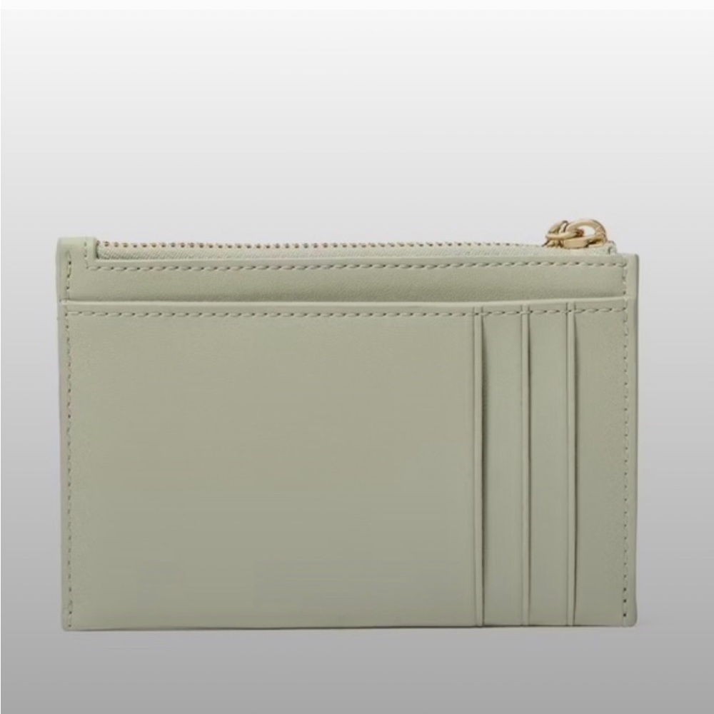 Kate Spade Carey Quilted Studded Small Card Holder, Mint - Picture 6 of 7